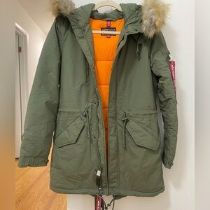 New with Tag Alpha Industries Parka